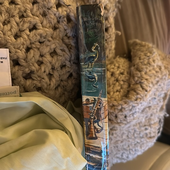 Hardcover Huckleberry Finn Modern Abridged Twain Mark Whitman Publishing 1955 - Picture 3 of 3